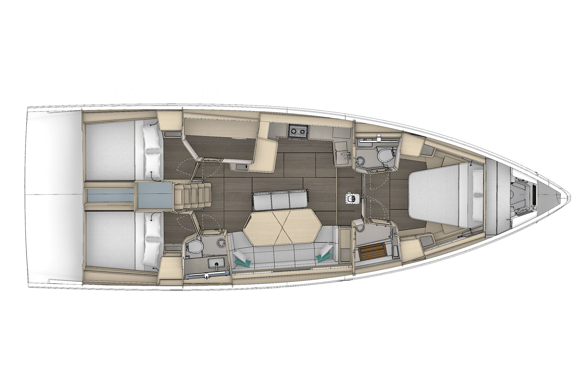 43 meter sailing yacht