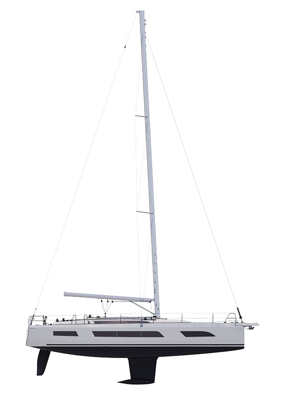 43 meter sailing yacht